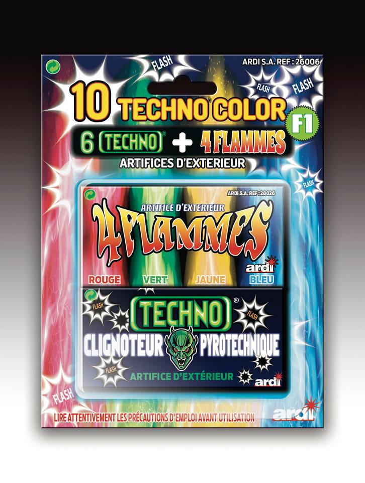 CARTE DE 10 TECHNO® COLOR