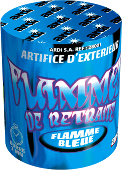 FLAMMES DE RETRAITE BLEUE