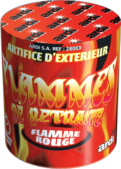 FLAMMES DE RETRAITE ROUGE