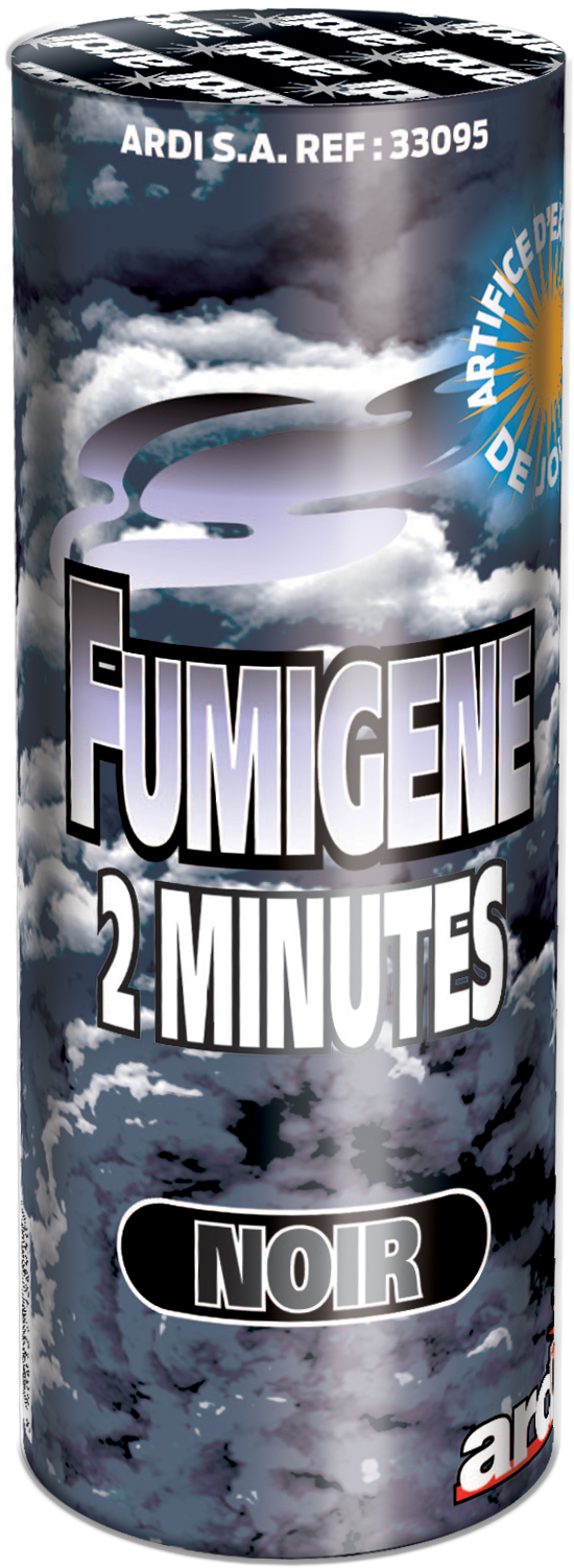 33095 - POT FUMIGÈNE 2 MINUTES NOIR